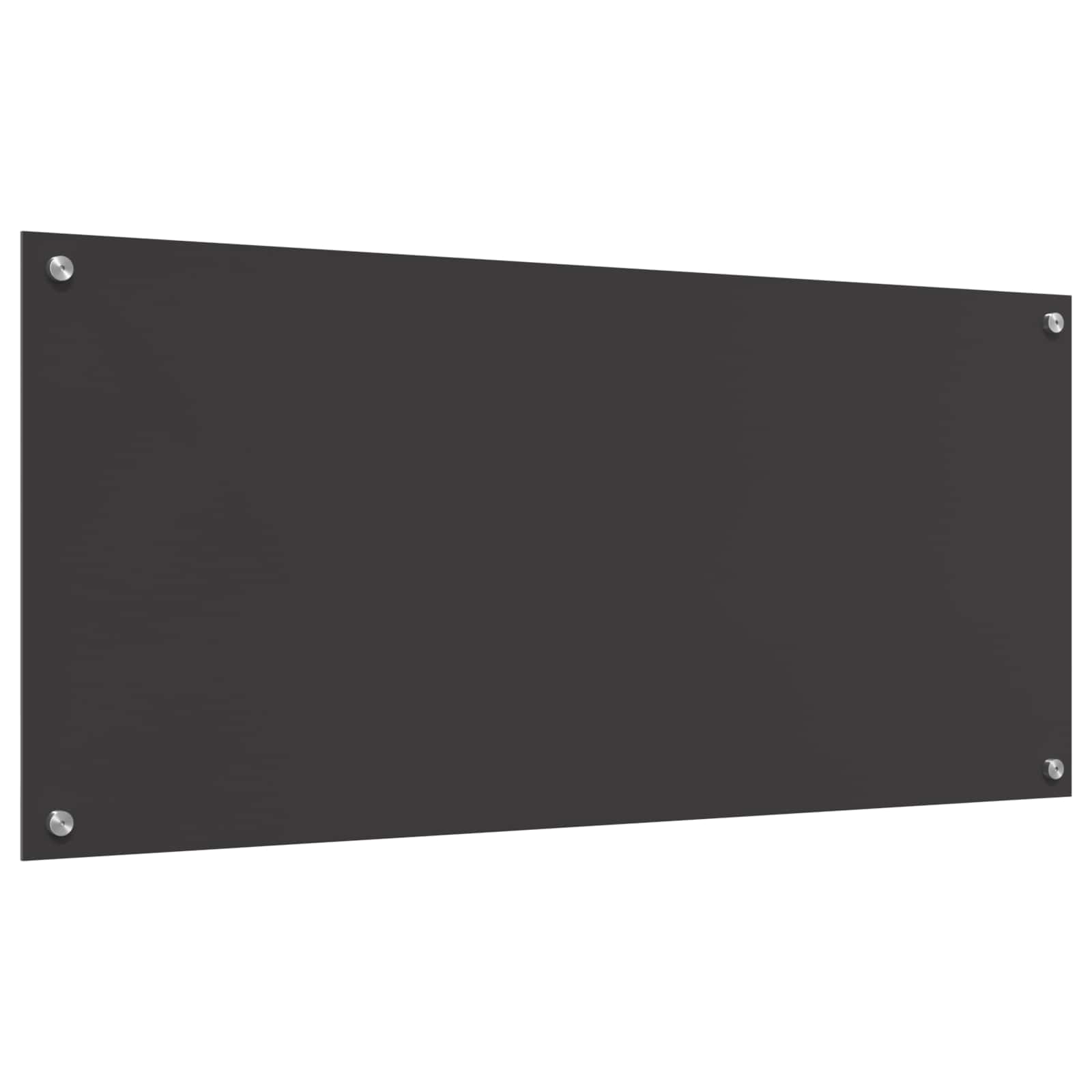 Keukenachterwand Donkergrijs 110 x 50 cm gehard glas