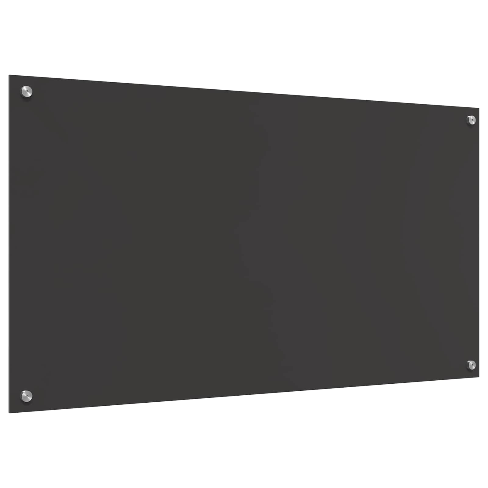 Keukenachterwand Donkergrijs 110 x 60 cm gehard glas