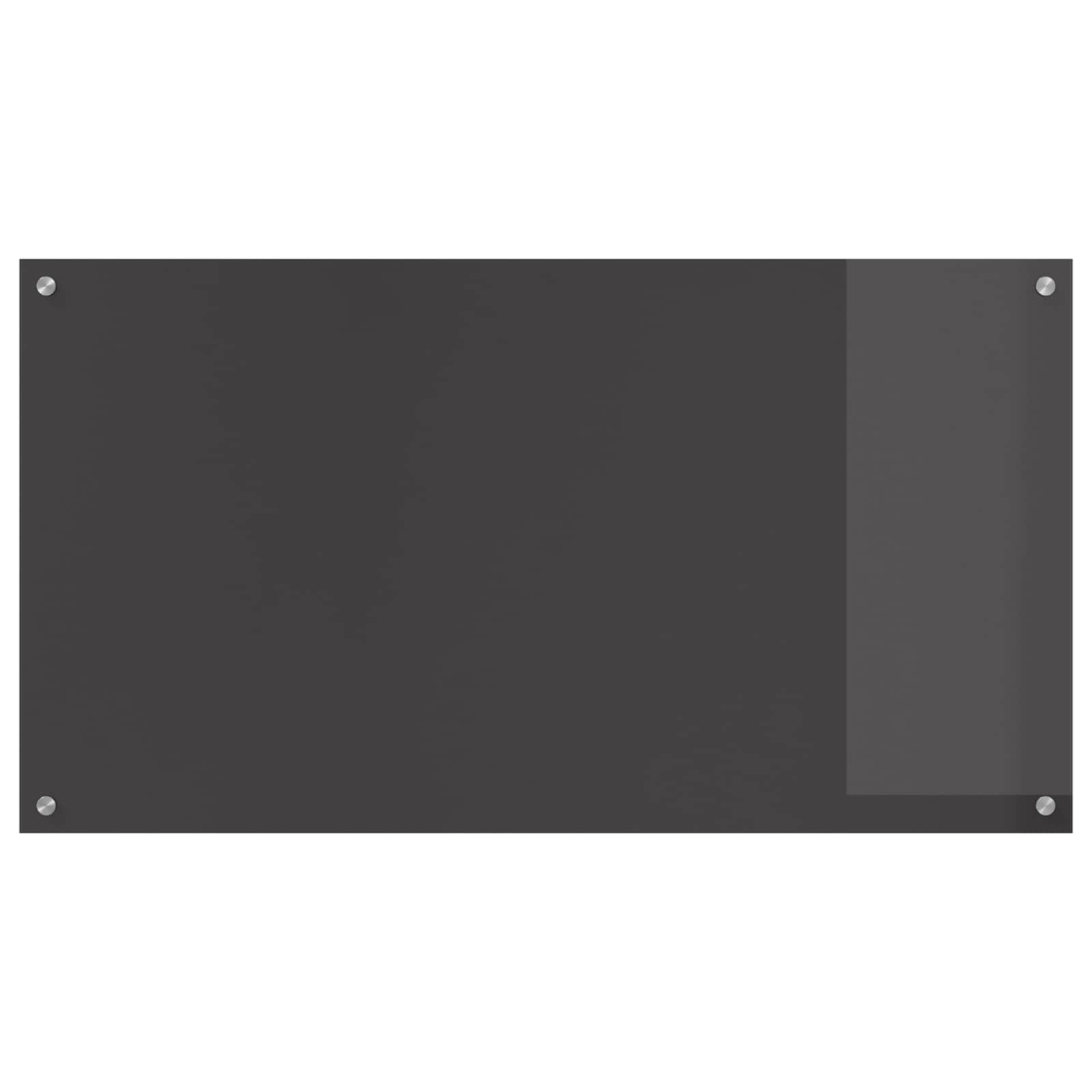 Keukenachterwand Donkergrijs 110 x 60 cm gehard glas