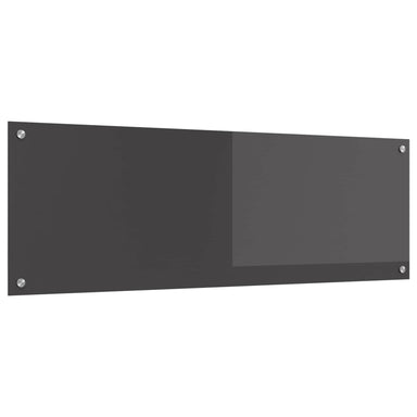 Keukenachterwand Donkergrijs 120 x 40 cm gehard glas