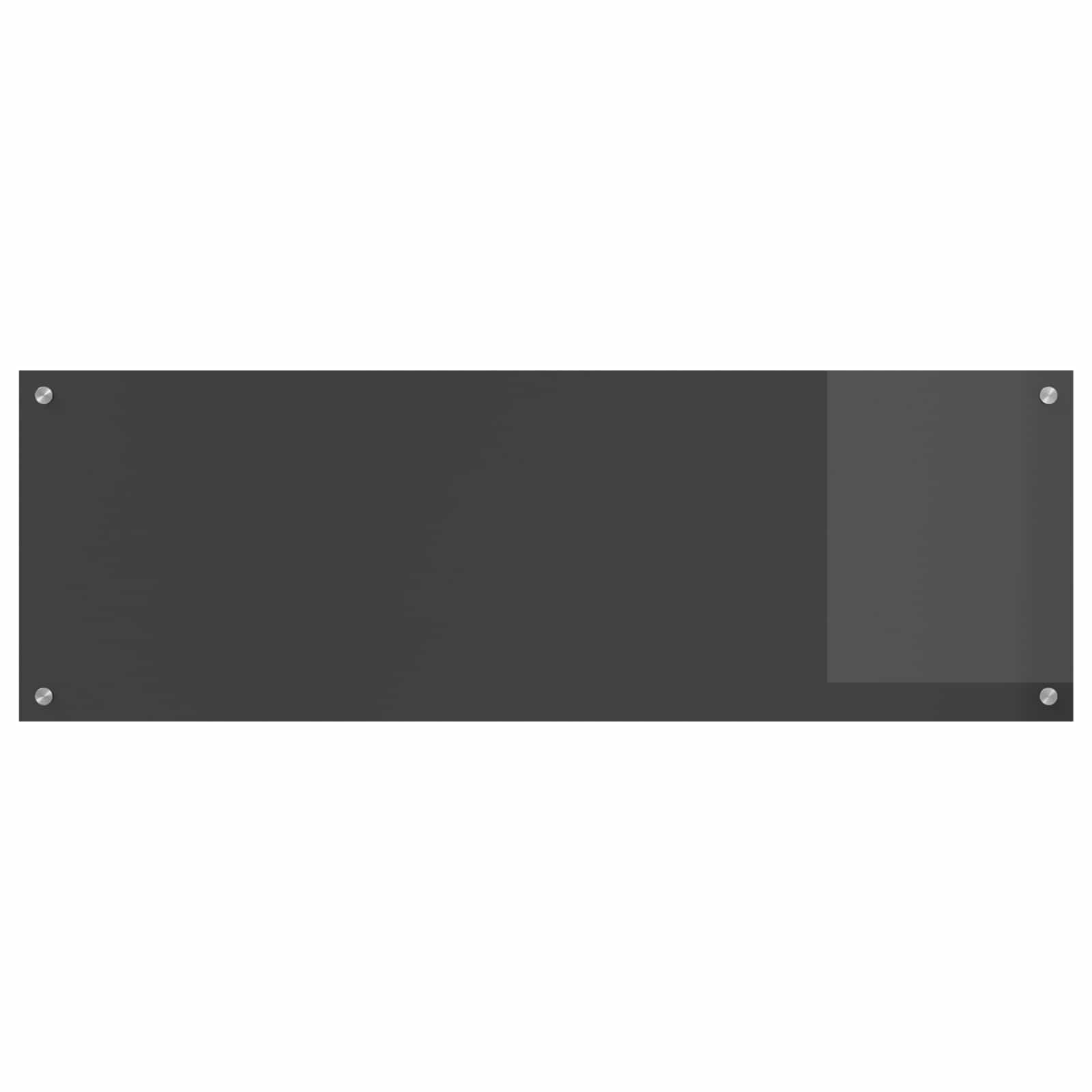 Keukenachterwand Donkergrijs 120 x 40 cm gehard glas