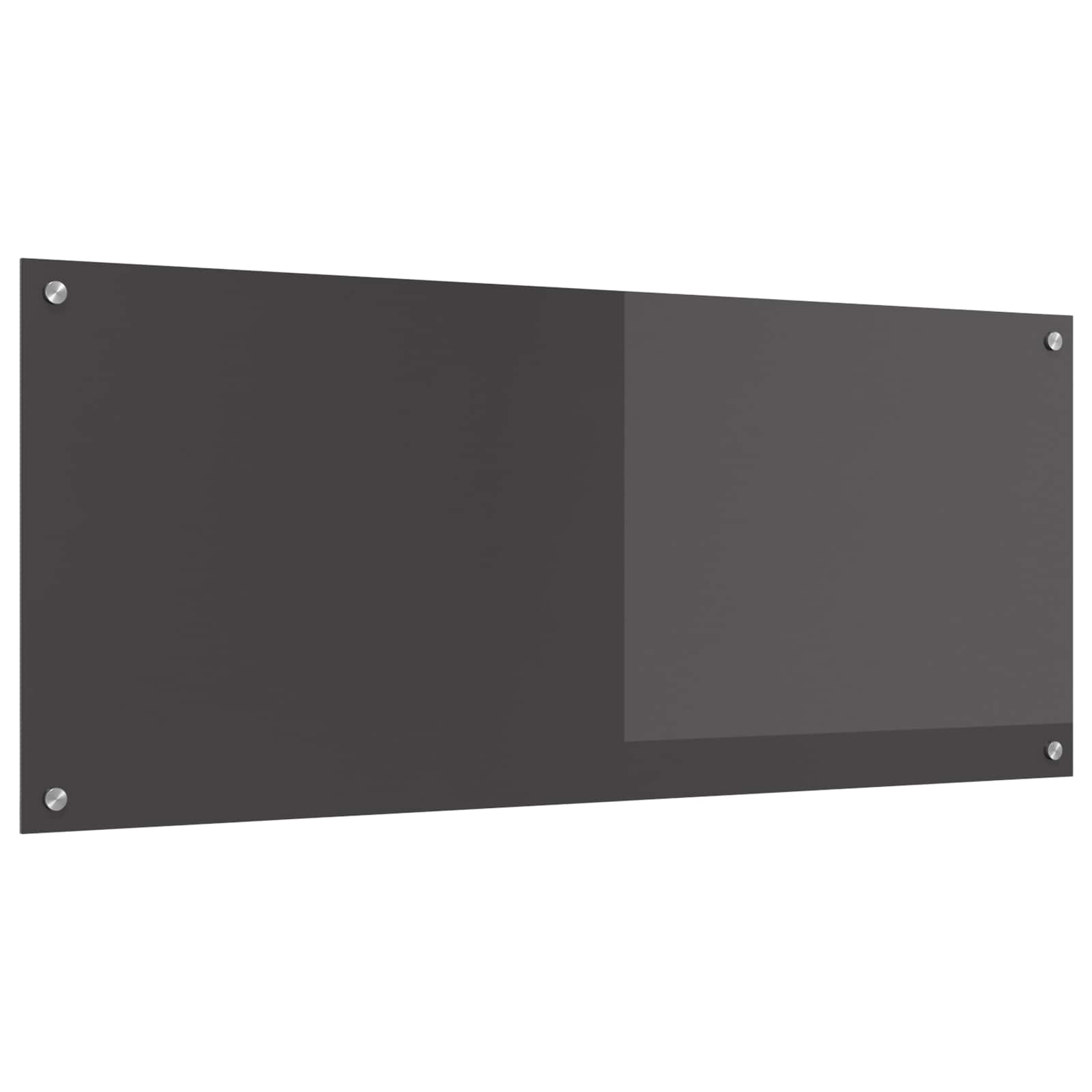 Keukenachterwand Donkergrijs 120 x 50 cm gehard glas