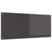 Keukenachterwand Donkergrijs 120 x 50 cm gehard glas