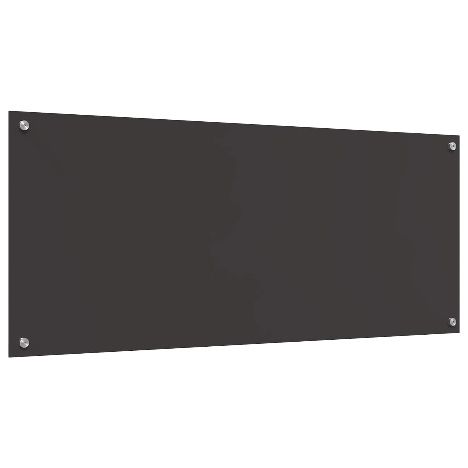 Keukenachterwand Donkergrijs 120 x 50 cm gehard glas