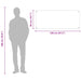 Keukenachterwand Donkergrijs 120 x 50 cm gehard glas