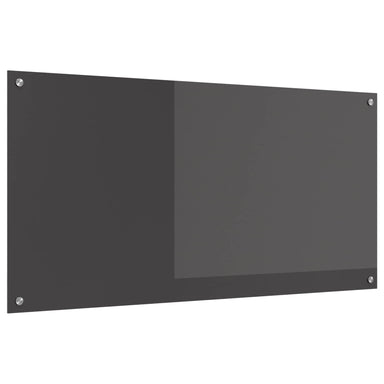 Keukenachterwand Donkergrijs 120 x 60 cm gehard glas