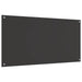 Keukenachterwand Donkergrijs 120 x 60 cm gehard glas