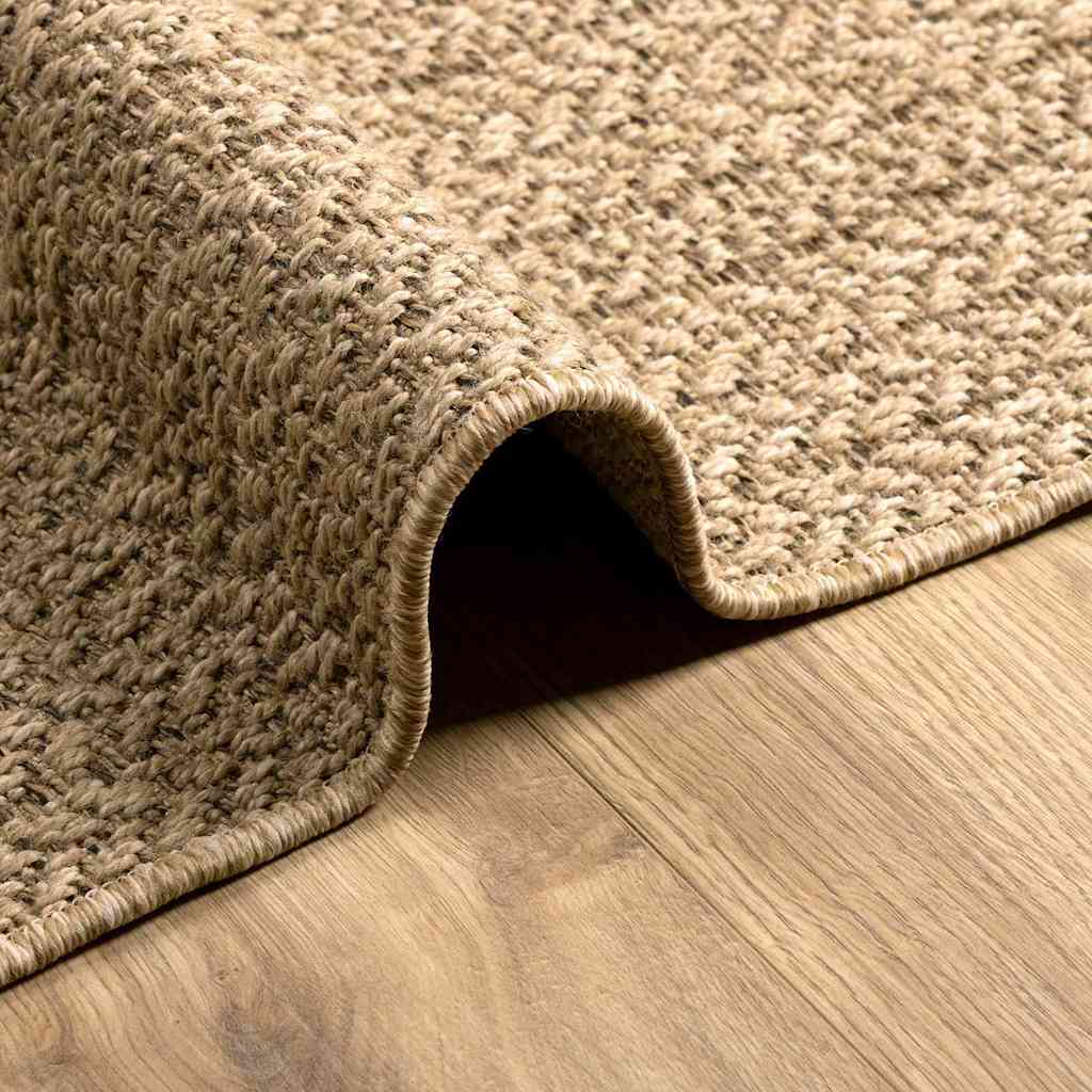 Vloerkleed ZIZUR Bruin 170 x 120 cm Polypropyleen