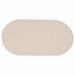Vloerkleed ZIZUR Crème 200 x 100 cm Polypropyleen