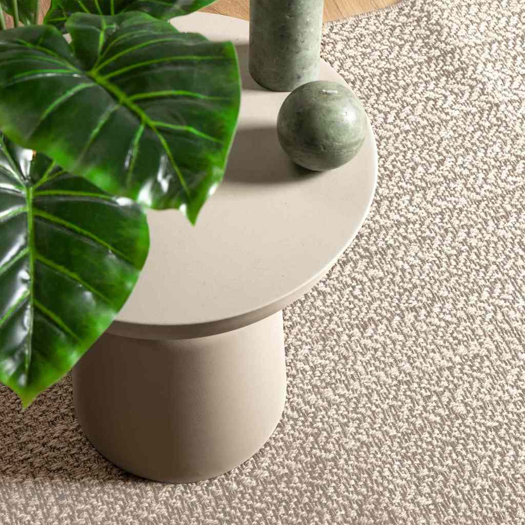 Vloerkleed ZIZUR Crème 200 x 140 cm Polypropyleen