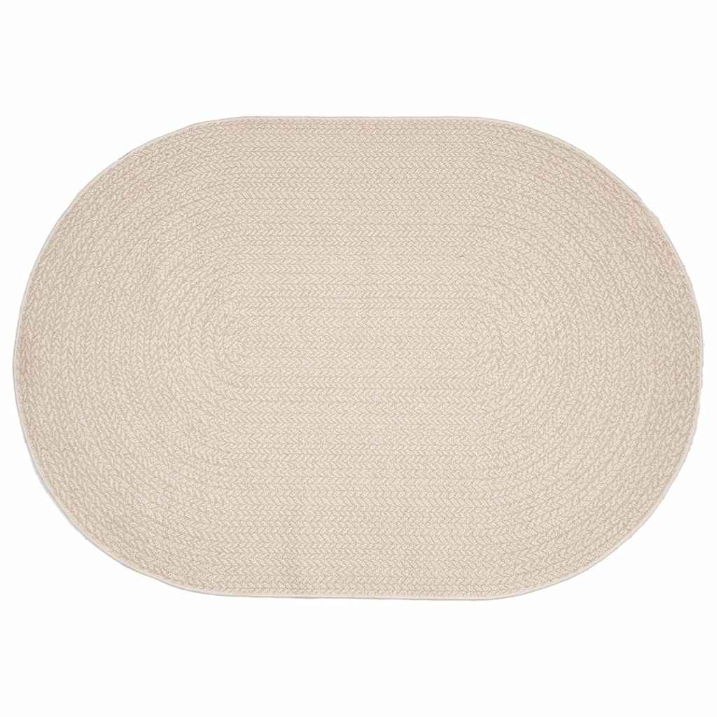 Vloerkleed ZIZUR Crème 200 x 140 cm Polypropyleen