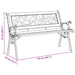Tuinbank met kussen Bruin 116 x 54 x 73 cm Hout