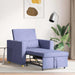 Uittrekbaar slaapbank eenpersoons Jeans blauw 90 x 165 x 87 cm