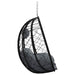 Hangende ei-stoel Antraciet 91,5 x 54,5 x 107 cm poly rattan