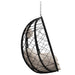 Hangende ei-stoel Taupe 91,5 x 54,5 x 107 cm poly rattan