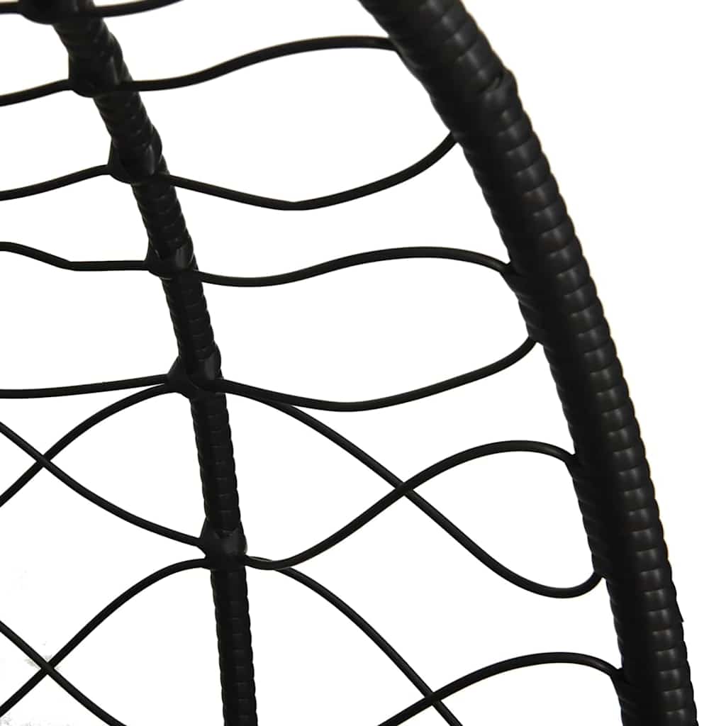 Hangende ei-stoel Koffiebruin 91,5 x 54,5 x 107 cm poly rattan