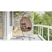 Hangende ei-stoel Koffiebruin 104 x 100 x 191 cm poly rattan