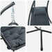 Hangende ei-stoel Antraciet 94 x 107 x 196,5 cm Staal