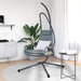 Hangende ei-stoel Antraciet 94 x 107 x 196,5 cm Staal
