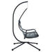 Hangende ei-stoel Antraciet 94 x 107 x 196,5 cm Staal
