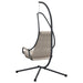 Hangende ei-stoel Taupe 94 x 107 x 196,5 cm Staal