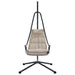 Hangende ei-stoel Taupe 94 x 107 x 196,5 cm Staal