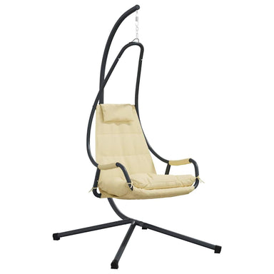 Hangende ei-stoel Beige 94 x 107 x 196,5 cm Staal