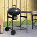 Buiten Grill met wiel Zwart 91 x 71 x 107 cm Metaal