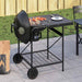 Buiten Grill met wiel Zwart 91 x 71 x 107 cm Metaal