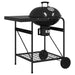 Buiten Grill met wiel Zwart 91 x 71 x 107 cm Metaal