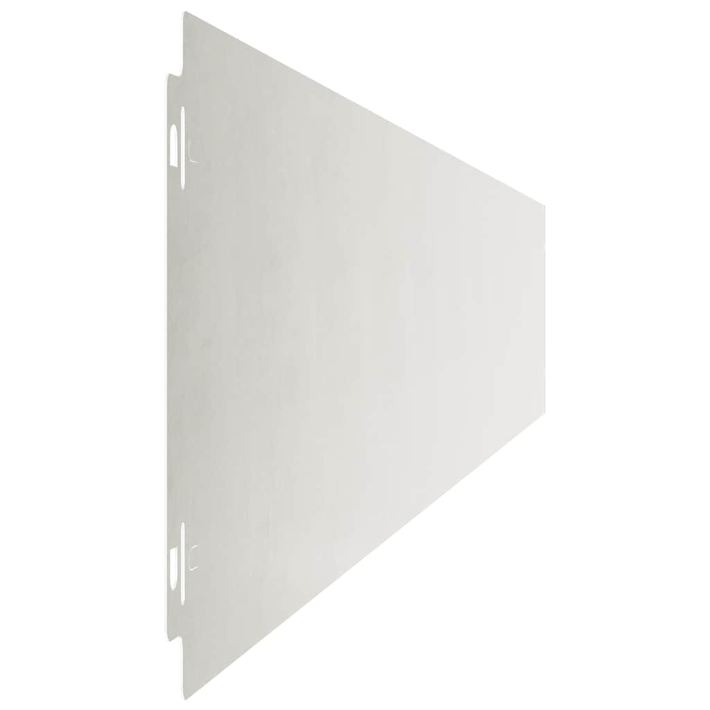 Graskanten 30 st 15x103 cm roestvrij staal