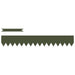 Tuinrand 20 st 100 x 0,05 x 15 cm Koudgewalst staal Olijf Groen
