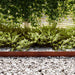 Tuinrand 10 st 100 x 0,05 x 15 cm weervast staal Roestig