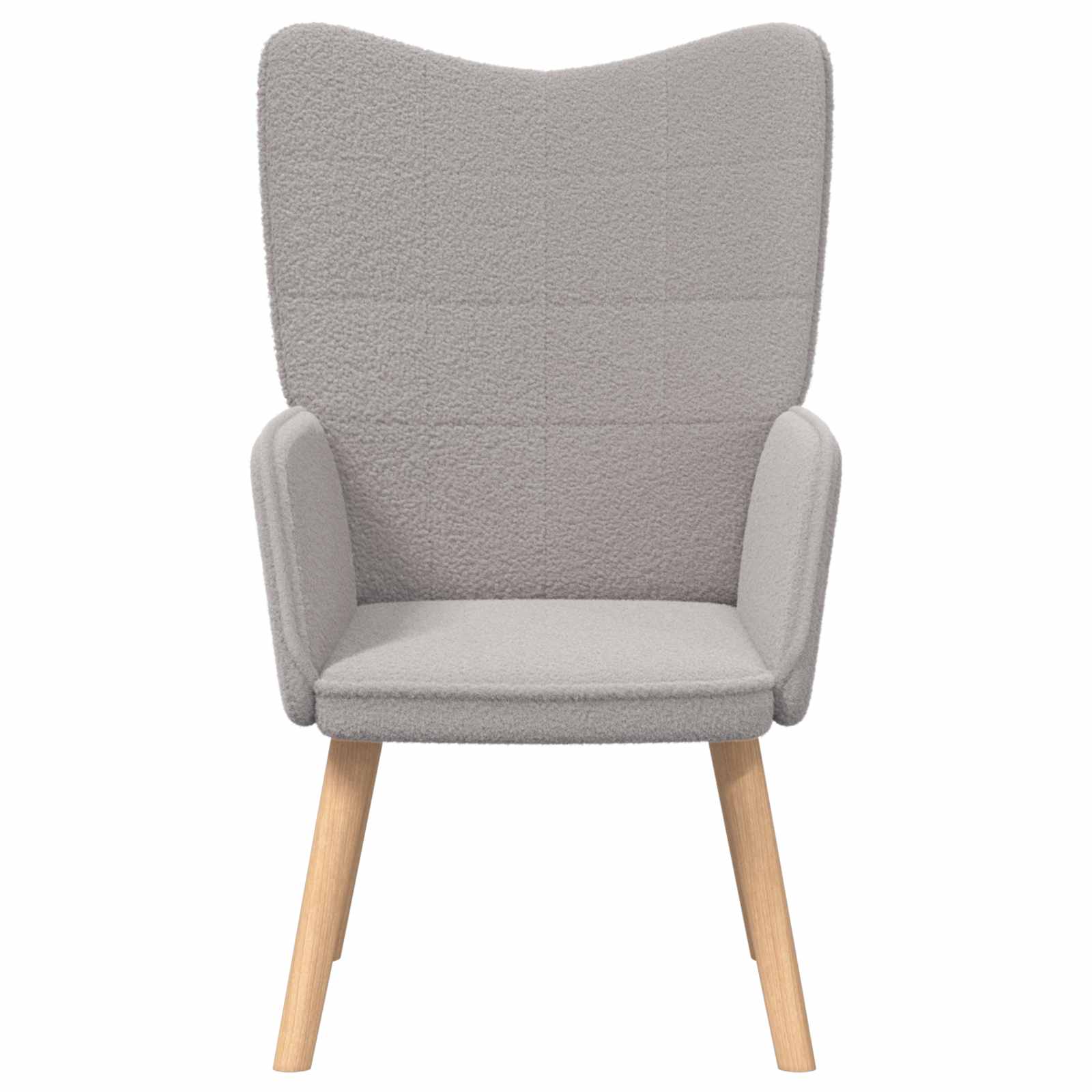 Fauteuil Lichtgrijs 62 x 67 x 95,5 cm Sherpa Stof