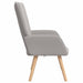 Fauteuil Lichtgrijs 62 x 67 x 95,5 cm Sherpa Stof