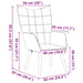 Fauteuil Lichtgrijs 62 x 67 x 95,5 cm Sherpa Stof