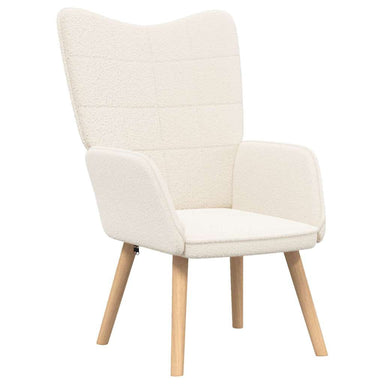 Fauteuil Crème 62 x 67 x 95,5 cm Sherpa Stof