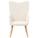 Fauteuil Crème 62 x 67 x 95,5 cm Sherpa Stof