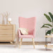 Fauteuil Roze 62 x 67 x 95,5 cm Sherpa Stof