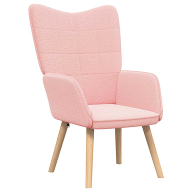Fauteuil Roze 62 x 67 x 95,5 cm Sherpa Stof