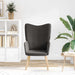 Fauteuil Donkergrijs 62 x 67 x 95,5 cm Sherpa Stof