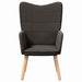 Fauteuil Donkergrijs 62 x 67 x 95,5 cm Sherpa Stof