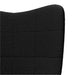 Fauteuil Zwart 62 x 67 x 95,5 cm Sherpa Stof