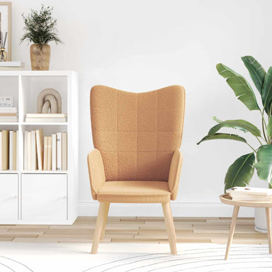 Fauteuil Beige 62 x 67 x 95,5 cm Sherpa Stof