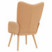 Fauteuil Beige 62 x 67 x 95,5 cm Sherpa Stof
