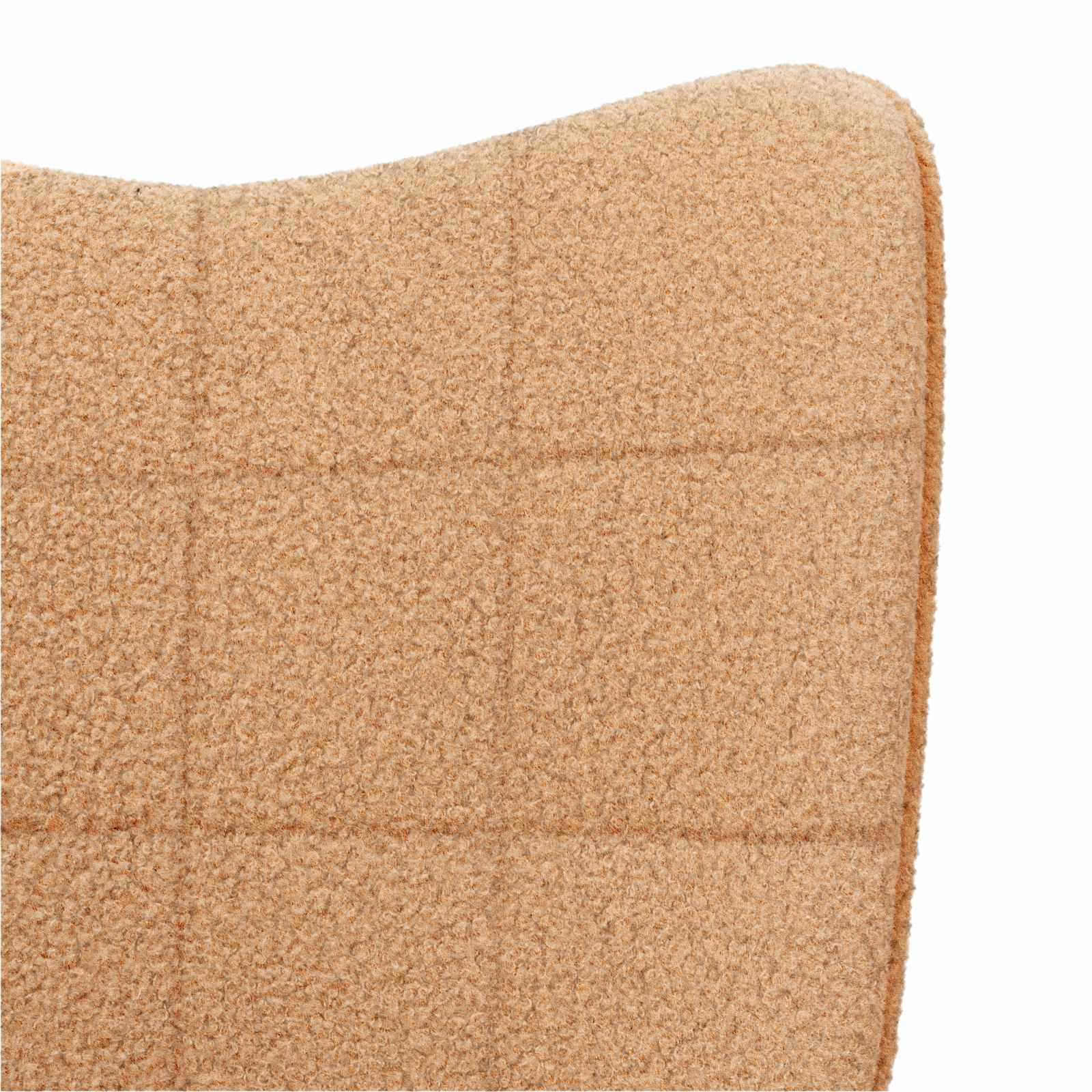 Schommelstoel Beige Sherpa Stof