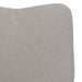 Fauteuil Lichtgrijs 63 x 67 x 94 cm Schapenstof en Triplex