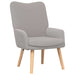 Fauteuil Lichtgrijs 63 x 67 x 94 cm Schapenstof en Triplex