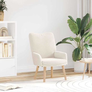 Fauteuil Crème 63 x 67 x 94 cm Schapenstof en Triplex