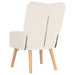 Fauteuil Crème 63 x 67 x 94 cm Schapenstof en Triplex